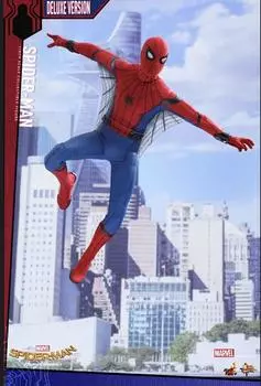 Hot Toys Movie Masterpiece Homecoming Scale Figure Аксессуары Игрушка Sapiens Limited DX Edition Spider-Man: 1/6 Человек-паук MMS-426 [Бонус включен]