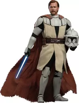 Hot Toys TV Masterpiece Star The Clone Wars Kenobi Scale Figure Wars Obi-Wan 1/6 коричневый