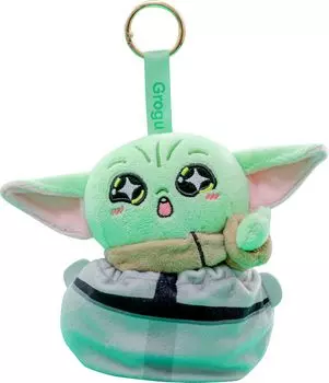 Hot Toys ZAKKA Cosby Plush Toy Star WarsGrogu: Cutest in the Galaxy Grogu (Mandalorian Helmet)