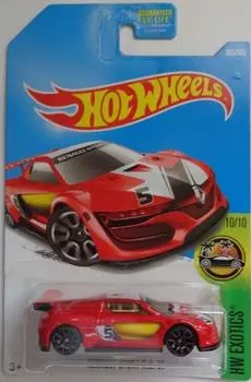 Hot Wheels 2017 HW Exotics Renault Sport 01 Красный RS. 365/365, красный