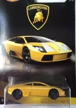 Hot Wheels 2017 Lamborghini Series Замена для Lamborghini Murcielago Yellow 5/8, жёлтый
