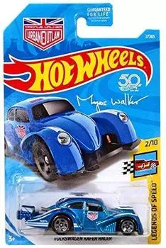 Hot Wheels 2018 50-я годовщина Легенды скорости Volkswagen Kafer Racer Blue 2/365,