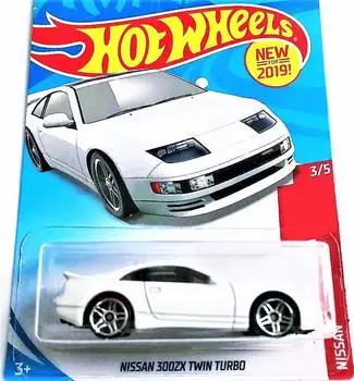 Hot Wheels 2019 Nissan Series Nissan 300ZX Twin Turbo White 112/250,