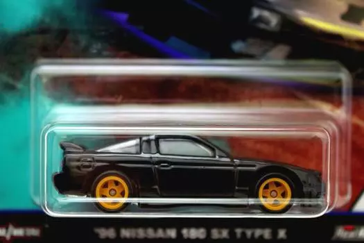 Hot Wheels 2019 STREET TUNERS Nissan 180 SX TYPE X Midnight Black #003 96