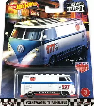 Hot Wheels 2020 Boulevard Series Volkswagen T1 Панельный автобус Настоящий гонщик