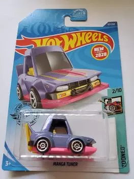 Hot Wheels 2020 Tooned Manga Purple Tuner, 82/250