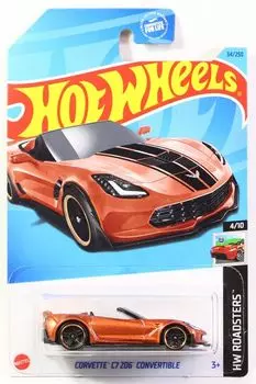 Hot Wheels 2023 Chevrolet Corvette C7 Z06 Кабриолет Медь #034r [Предмет]