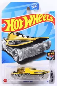 Hot Wheels 2023 Mud Splash Желтый #168 [предмет]