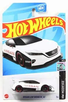 Hot Wheels 2023 Nissan Leaf Nismo Белый #091r RC_02 [Предмет]