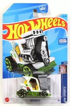 Hot Wheels 2023 Teed Off 2 #043r Белый/Зеленый [Предмет]