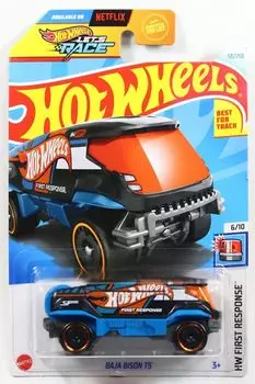 Hot Wheels 2024 Baja Bison T5 #058 Black/Blue [Item]