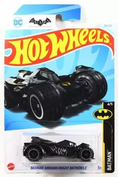 Hot Wheels 2024 Batman Arkham Knight Batmobile Stripe #149 Черный/Золотой Ryu Asada [Элемент]
