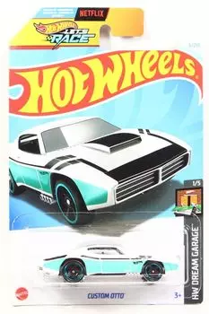 Hot Wheels 2024 Custom Otto #006r Белый/Зеленый [Предмет]