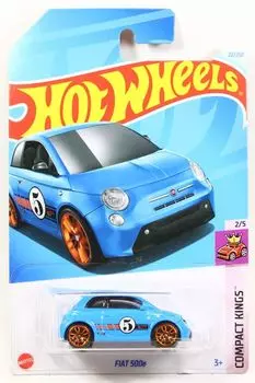 Hot Wheels 2024 Fiat 500e Синий #022r [Предмет]