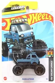 Hot Wheels 2024 Mazda Autozam Matte Blue for #001r New 2024 [Item]