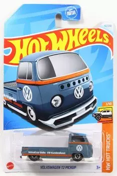 Hot Wheels 2024 Volkswagen T2 Пикап Синий Серый #042 [Товар]
