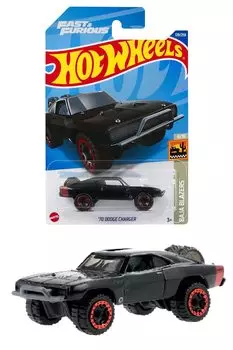 Hot Wheels Basic Car Dodge Charger, годы HHF17 70 [3 ~] чёрный