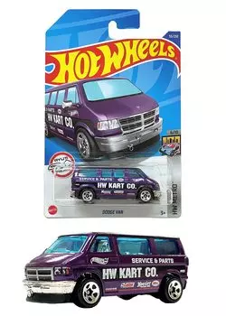 Hot Wheels Basic Car Dodge Van [от 3 лет] HHD89 Фиолетовый