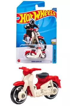 Hot Wheels Basic Car Honda Super Cub возрастом 3 года и HHF69 Красный [3 вверх] 1/64