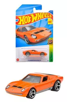 Hot Wheels Basic Car Lamborghini Miura SV 100 лет и HHF53 Orange 71 [3 вверх]