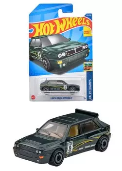 Hot Wheels Basic Car Lancia Delta Integrale, возрастом 3 года и HHF56 Green [3 вверх]