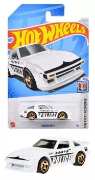 Hot Wheels Basic Car Mazda 2000-х годов и HXP90 RX-7 [Мини-автомобиль] [3 вверх]