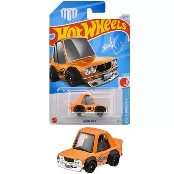 Hot Wheels Basic Car Mazda игрушечная мини-машинка для детей от 3 лет и старше, оранжевый HXR07 RX-3 оранжевый