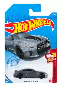Hot Wheels Basic Car Nissan Gray HCM69 17 GT-R [R35]