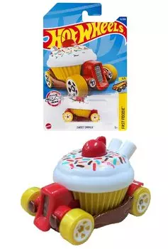 Hot Wheels Basic Car Sweet Driver возрастом 3 года и HHF21 White Mini [3 вверх]