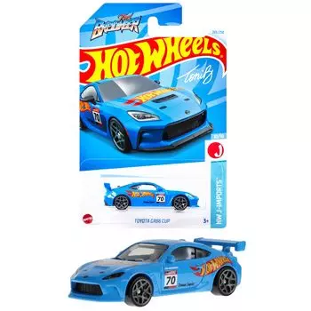 Hot Wheels Basic Car Toyota GR86 Cup Vehicle игрушечная мини-машинка для детей от 3 лет и старше синяя HXR12
