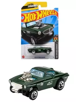 Hot Wheels Basic Car Volvo P1800 Gasser лет HNJ75 Зеленый [3 ~] 1/64