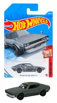 Hot Wheels Базовая машина Nissan Skyline 2000 HCM67 Серый GT-R