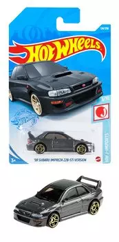 Hot Wheels Базовая машина Subaru Impreza 22B STI HCM58 Серый