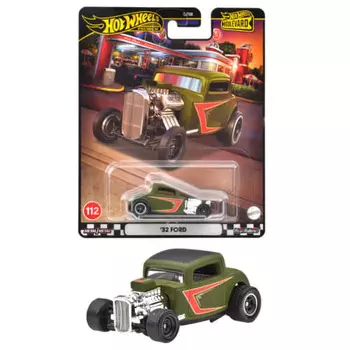 Hot Wheels Boulevard 32 Ford Vehicle игрушечная мини-машинка для детей от 3 лет и старше зеленая JFM94