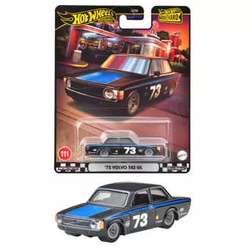 Hot Wheels Boulevard 73 Volvo 142GL игрушечная мини-машинка для детей от 3 лет и старше, черная HRT79