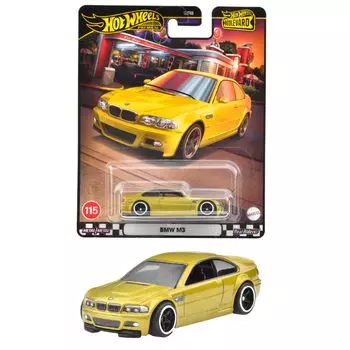 Hot Wheels Boulevard BMW M3 игрушечная мини-машинка для детей от 3 лет и старше желтая HRT80