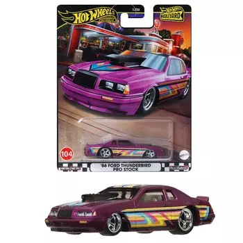 Hot Wheels Boulevard Ford Thunderbird Pro Stock Vehicle игрушечная мини-машинка от 3 лет и старше фиолетовый HRT72 86