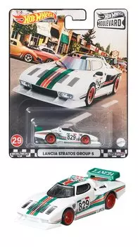 Hot Wheels Boulevard Lancia Stratos Group 5 GRM01 Белый
