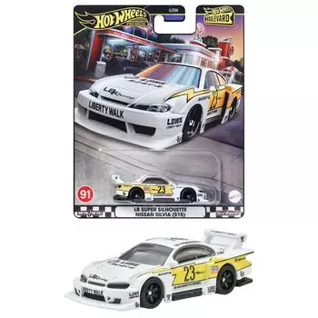 Hot Wheels Boulevard LB Super Silhouette Nissan Silvia 2000-х годов и HRT64 (С15) [Мини-автомобиль] [3 вверх]