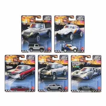 Hot Wheels Boulevard MIX3 Assortment in a box containing 10 Volkswagen Bug Pontiac GTO Chevy Bel Air Gasser Ford GT [Sold minicars] Mercedes-Benz