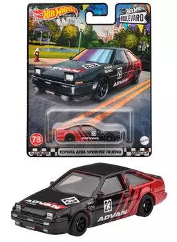 Hot Wheels Boulevard Toyota AE86 Sprinter Trueno возрастом 80 лет и HKF28 - [3 вверх]