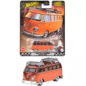 Hot Wheels Boulevard Volkswagen Samba Автобус Игрушечная Мини Машинка Возраст 3 и старше Оранжевый HRT62 67