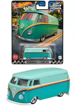 Hot Wheels Boulevard Volkswagen T1 Panel Bus, многолетний и HKF18 - [3 вверх]