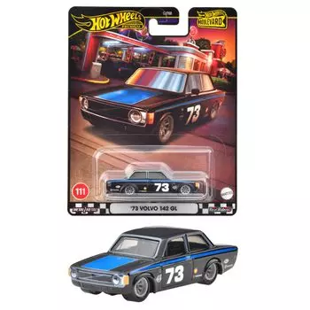 Hot Wheels Boulevard Volvo 142GL игрушечная мини-машинка для детей от 3 лет и старше, черная HRT79 73