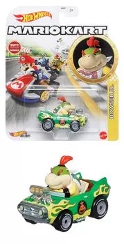 Hot Wheels Bowser Hot Rod, возрастом 3 года и HDB27 Green Jr./Fire [3 вверх]