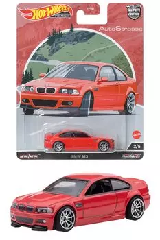 Hot Wheels Car Culture Auto Strasse - BMW M3 (E46) [3 года и старше] HCK19 Красный