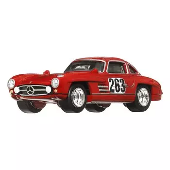 Hot Wheels Car Culture Jay Leno Garage 300 SL, возраст 3 года и HCK07 Красный - Mercedes-Benz [3 вверх]