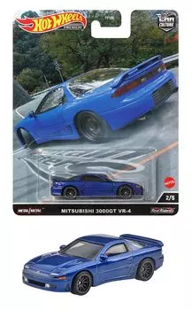 Hot Wheels Car Culture Mountain Drifters Mitsubishi 3000GT, возраст 3 года и HCJ98 Blue VR-4 [3 вверх]
