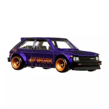 Hot Wheels Car Culture Ronin Run - 81 Toyota Starlet KP61 [от 3 лет] HCK11 Фиолетовый 1/64