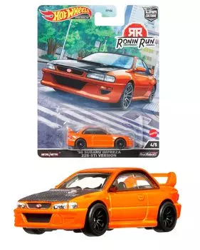 Hot Wheels Car Culture Ronin Run - 98 Subaru Impreza 22B-STI Version [3 года ~] HCK14 Orange 164